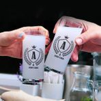 Hediyemen İsimli ve Baş Harfli 2li Rakı Bardağı - 010 - Beyaz