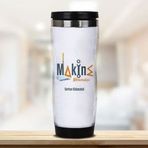 Hediyemen Makine Mühendisine Hediye Kişiye 0,4 lt Beyaz Termos