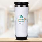 Hediyemen Matematik Öğretmenine Özel 0,4 lt Beyaz Termos