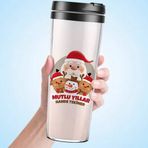 Hediyemen Noel Baba ve Arkadaşları 0,4 lt Beyaz Termos