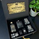 Hediyemen Özel Isimli Premium Viski Bardağı ve Taşlı Hediye Seti - 1 Adet - 0 - Siyah