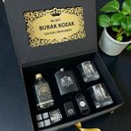 Hediyemen Premium Siyah Kutu Içinde Kişisel Viski Bardağı Hediye Seti - 1 Adet - 0 - Siyah