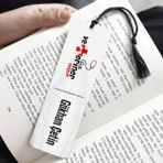 Hediyemen Veteriner Tasarımlı Isimli Kitap Ayracı - Beyaz - 1 Adet
