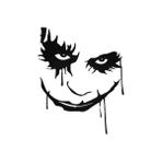 Hediyene Bak Joker Yüzü Maske 3 Araç, Araba, Oto, Motorsiklet, Kask, Laptop, Cam Sticker 20X16 Cm