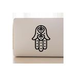 Hediyenebak Lotus | Hamsa | Om | Mandala | Dekoratif Duvar Ayna Cam Dekor Yazı Sticker 4'Lü