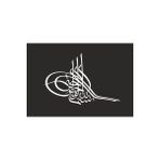 Hediyenebak Osmanlı Tuğrası Araç, Araba, Oto, Motorsiklet, Kask, Laptop, Cam Sticker 40X30 Cm