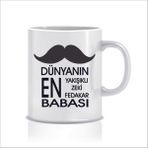 Hediyenza Dünyanın En Yakışıklı Zeki Fedakar Babası Tasarım Kupa Bardak
