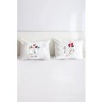 Hediyenza Sevimli Kediler Pamuklu Çift Kişilik 50x70 cm Yastık Kılıfı Seti