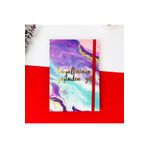 hediyeofisi Hayallerinin Peşinden Git Tasarımlı Sert Kapaklı Lastikli Defter