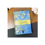 hediyeofisi Van Gogh Badem Çiçeği Tasarımlı Sticker'lı Tarihsiz Ajanda Haftalık Planlayıcı Akademik Ajanda
