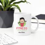 Hediyesec Fitness Eğitmenine Hediye Isme Özel Kupa
