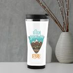 Hediyesec Hadi Gidelim Isme Özel Termos Mug - Renkli