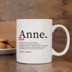 Hediyesec Lügatçe Anne Isme Özel Kupa