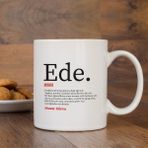 Hediyesec Lügatçe Ede Isme Özel Kupa