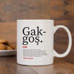 Hediyesec Lügatçe Gakgoş Isme Özel Kupa