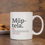 Hediyesec Lügatçe Müptela Isme Özel Kupa