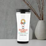 Hediyesec Öğretmenler Günü Kutlama Hediyesi Termos Mug - Standart - Beyaz