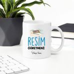 Hediyesec Resim Öğretmeni İsme Özel Kupa