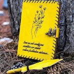 Hediyesec Sevgiliye Romantik Sözlü Deri Defter
