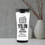 Hediyesec Yılın Türkçe Öğretmeni Isme Özel Termos Mug