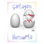 HEDİYEVİM Sevimli kedi Sürpriz Figür Yumurta Hello Çatlayan Sürpriz Yumurta 1 ADET