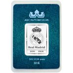 Hediyeye Özel 10 Gr Real Madrid Temalı 999 Ayar Gümüş İle Üretilmiş Gümüş Külçe