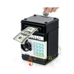 Hediyezin Otomatik Şifreli Siyah ATM Kumbara Kasa Siyah PRA-11377176-7232