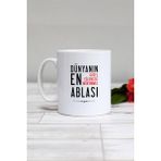Hedizu Ablaya Hediye Beyaz Kupa