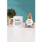 Hedizu Beyaz Babaya Hediye Baba Kupa Bardak