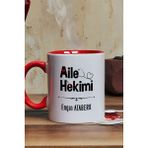Hedizu Kişiye Özel Aile Hekimi Doktor Kupa Bardak Kırmızı Tıp Bayramı Hediyesi
