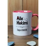Hedizu Kişiye Özel Aile Hekimi Doktor Kupa Bardak Pembe Tıp Bayramı Hediyesi
