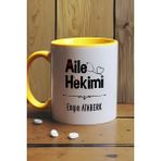 Hedizu Kişiye Özel Aile Hekimi Doktor Kupa Bardak Sarı Tıp Bayramı Hediyesi
