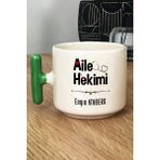Hedizu Kişiye Özel Aile Hekimi Doktor Kupa Bardak T Kulplu Yeşil Tıp Bayramı Hediyesi