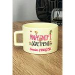 Hedizu Kişiye Özel Anasınıfı Öğretmeni -2- Pastel Fincan Sarı Öğretmenler Günü Hediyesi