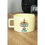 Hedizu Kişiye Özel Bilgisayar Öğretmeni -2- Pastel Fincan Sarı Öğretmenler Günü Hediyesi