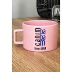 Hedizu Kişiye Özel Canım Babam Pastel Fincan Pembe Babalar Günü Doğum Günü Hediyesi