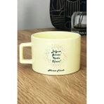 Hedizu Kişiye Özel Doğum Günü Hediyesi Pastel Fincan Sarı Arkadaşa Hediye