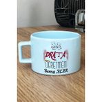Hedizu Kişiye Özel Drama Öğretmeni -2- Pastel Fincan Mavi Öğretmenler Günü Hediyesi
