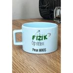Hedizu Kişiye Özel Fizik Öğretmeni -2- Pastel Fincan Mavi Öğretmenler Günü Hediyesi