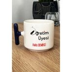 Hedizu Kişiye Özel Öğretim Üyesi Kupa Bardak T Kulplu Lacivert Öğretmenler Günü Hediyesi