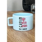 Hedizu Kişiye Özel Öğretmenler Günü Hediyesi Pastel Fincan Mavi Erkek Öğretmen