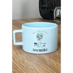 Hedizu Kişiye Özel Pilot Pastel Fincan Mavi