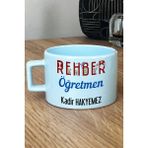 Hedizu Kişiye Özel Rehber Öğretmen Pastel Fincan Mavi Öğretmenler Günü Hediyesi