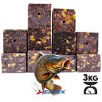 Hedyex 3Kg Sazan Kuspesi Delikli Kup Cilekli Misir Kuspesi Kare