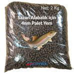 Hedyex 4Nm Palet Yem 2Kg Sazan Alabalik İcin Palet Yem
