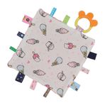 HEEPDD Infant Comfort Saliva Towel Baby Comfort Saliva Towel Comfortable Touch Infant Saliva Towel Silicone Teether Cute Patterns Visual Development Improve Flexibility Baby Comfort (dondurma)