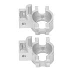 HEEPDD RC Car C Hub Carrier, RC Car C Hub Block Alüminyum Alaşım Ağırlığı Artırın Hassas Boyut 1/7 RC Car (Gümüş)