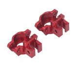 HEEPDD RC Car C Hub Carrier, RC Car C Hub Block Alüminyum Alaşım Ağırlığı Artırın Hassas Boyut 1/7 RC Car (Kırmızı)