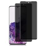 HeeYeal Samsung Galaxy S20+ (S20 Plus) 5G ile uyumlu 2 adet Privacy koruyucu folyo, 9H sertlikte gözetleme engelleyici folyo, zırh koruma camı anti spy film Samsung Galaxy S20+ (S20 Plus) 5G için