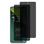 HeeYeal Xiaomi Redmi Note 13 Pro + 5G için 2 adet Privacy koruyucu folyo, 9H sertlikte gözetleme önleyici folyo, zırh koruma camı casus önleyici folyo, Redmi Note 13 Pro + 5G için